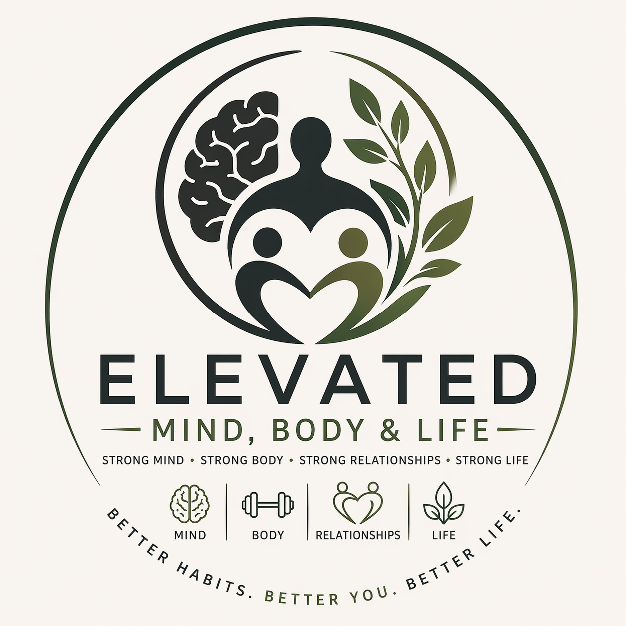 Elevated Mind, Body & Life Logo