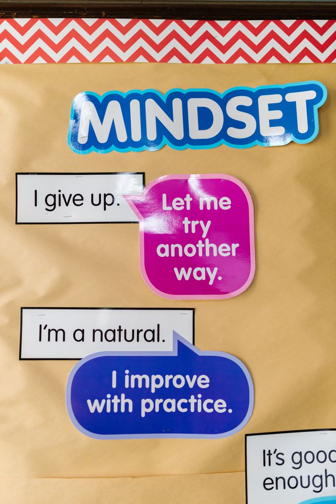 Inspiring poster with motivational mindset quotes for personal growth.